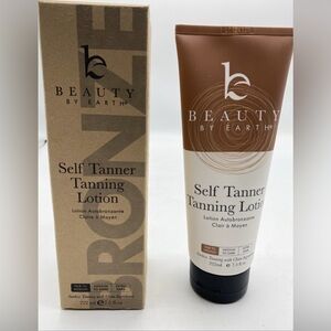Beauty by Earth Tanning Lotion Self Tanner, Fair to Medium, 7.5 oz